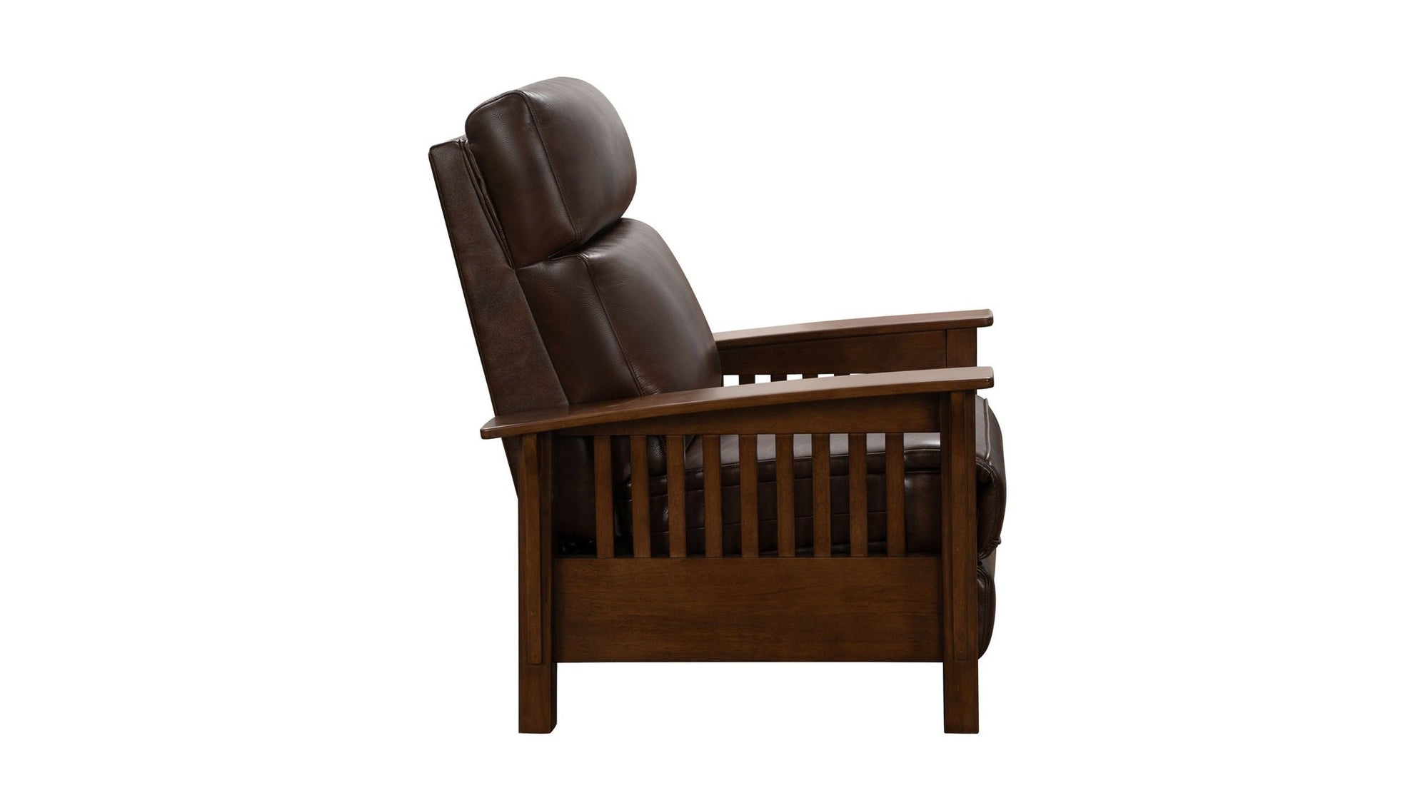 Artisan - Power Recliner-With Power Headrest - Dark Brown