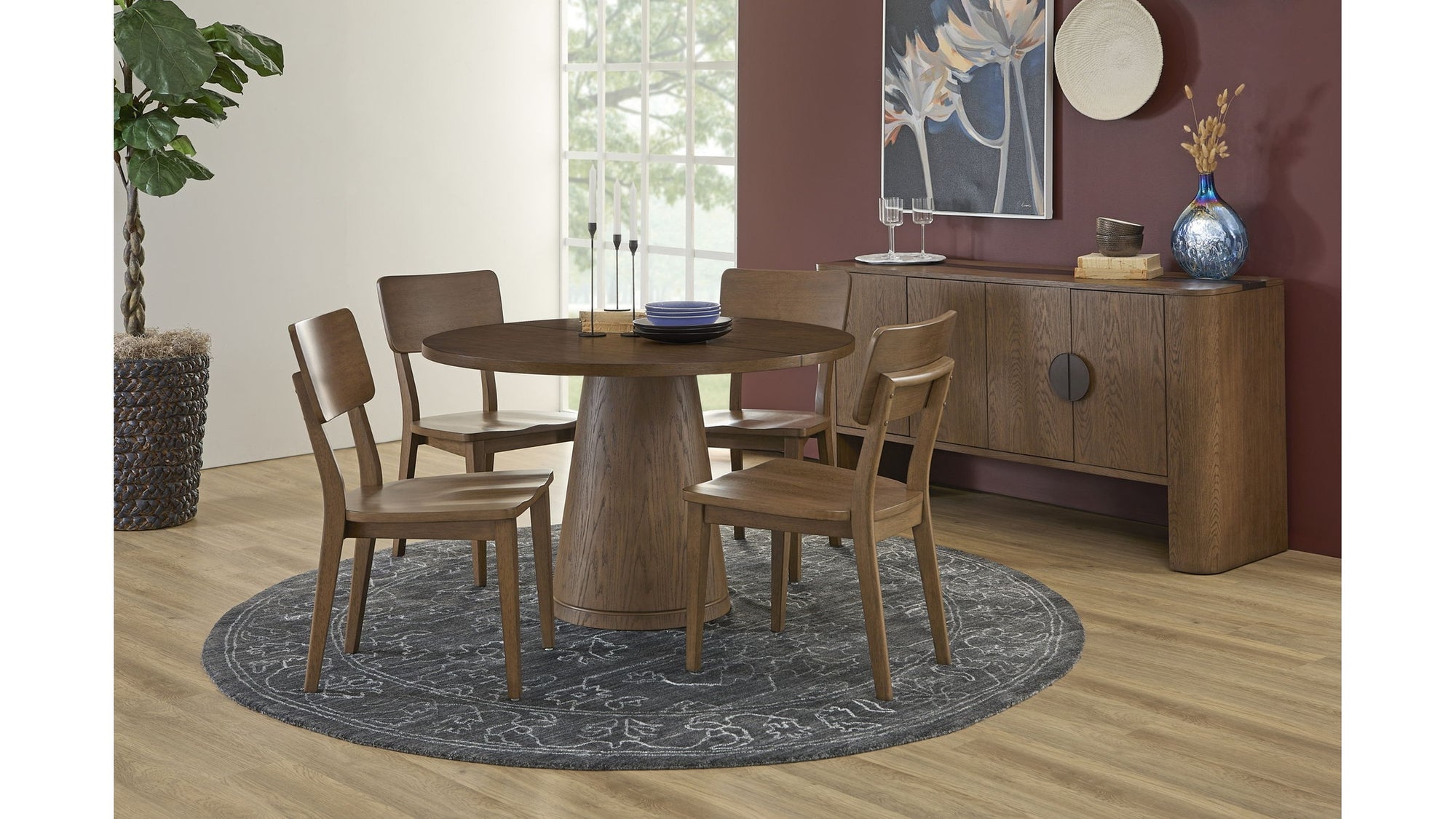Lyra - Round Dining Table - Light Brown
