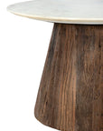 Opal - Coffee Table - Dark Brown / White