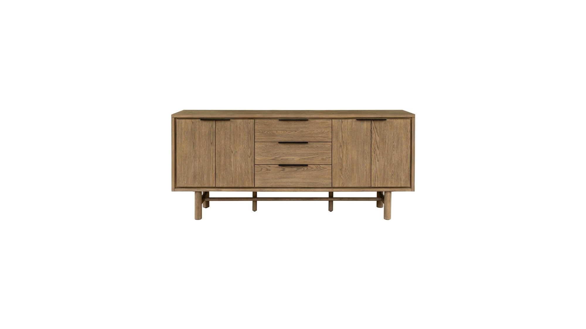 Ryder - Server - Chestnut Elm / Antique Brass