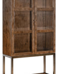 Melange - Mulholland Display Cabinet - Dark Brown