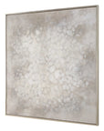 Out Of Focus - Framed Abstract Art - Gold / Gray / White / Woodtone
