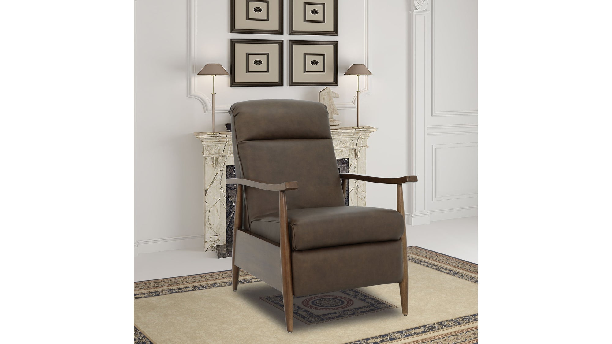 Hampton B - Recliner Push Thru The Arms