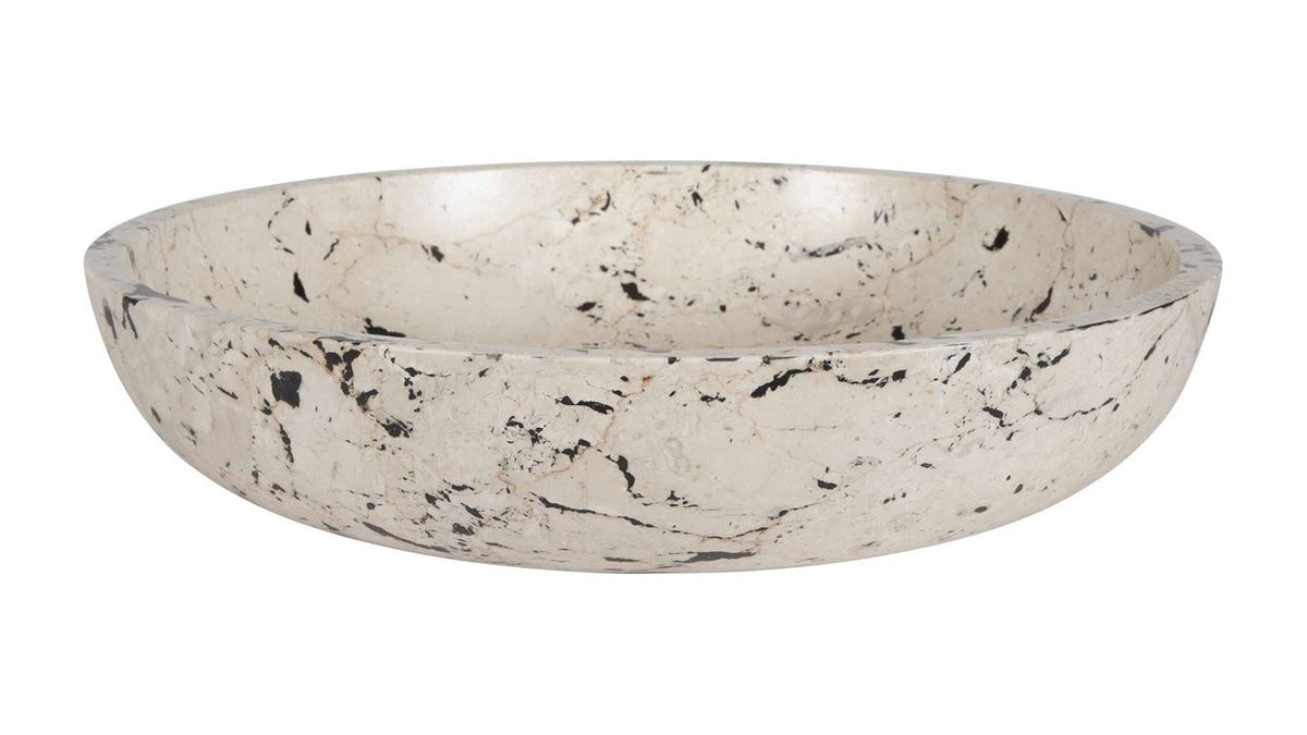 Nouveau - Limestone Bowl - White