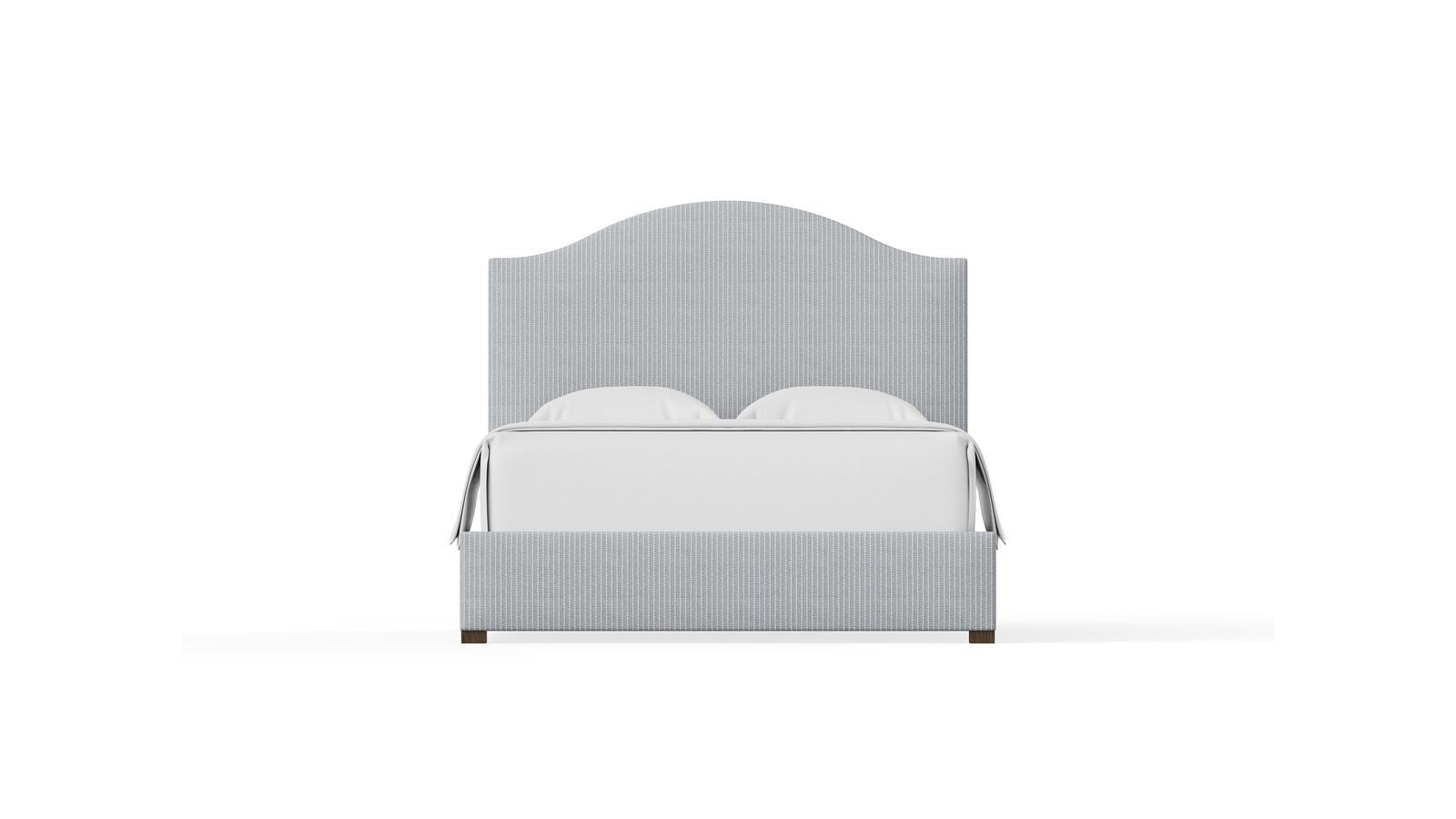 Choices - Emily Upholstered Bed - Bluestone