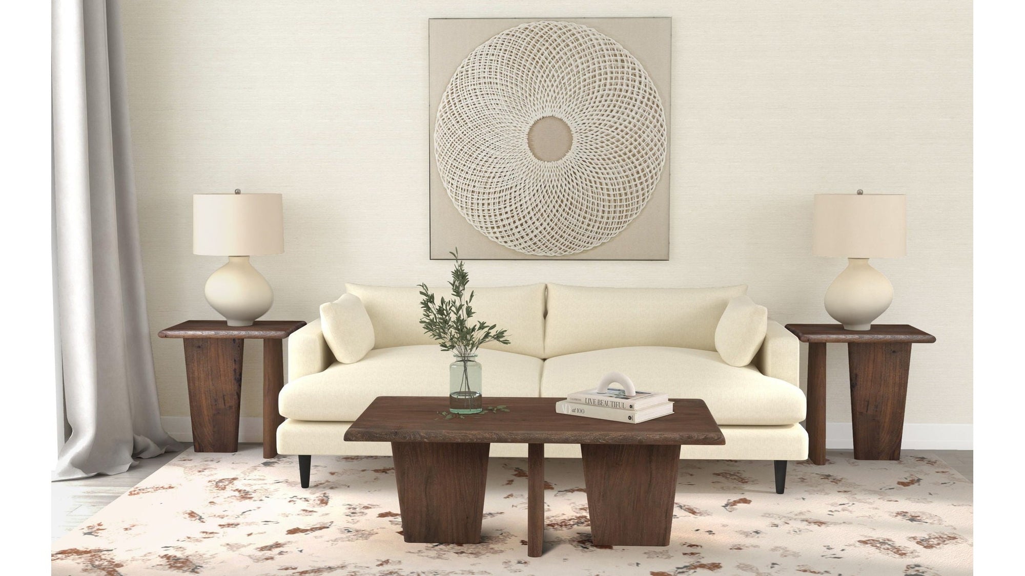 Fleetwood Canvas Art - Beige