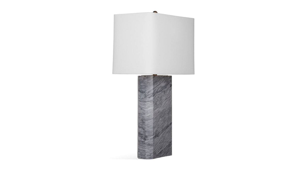 Leed - Table Lamp - Dark Gray / White