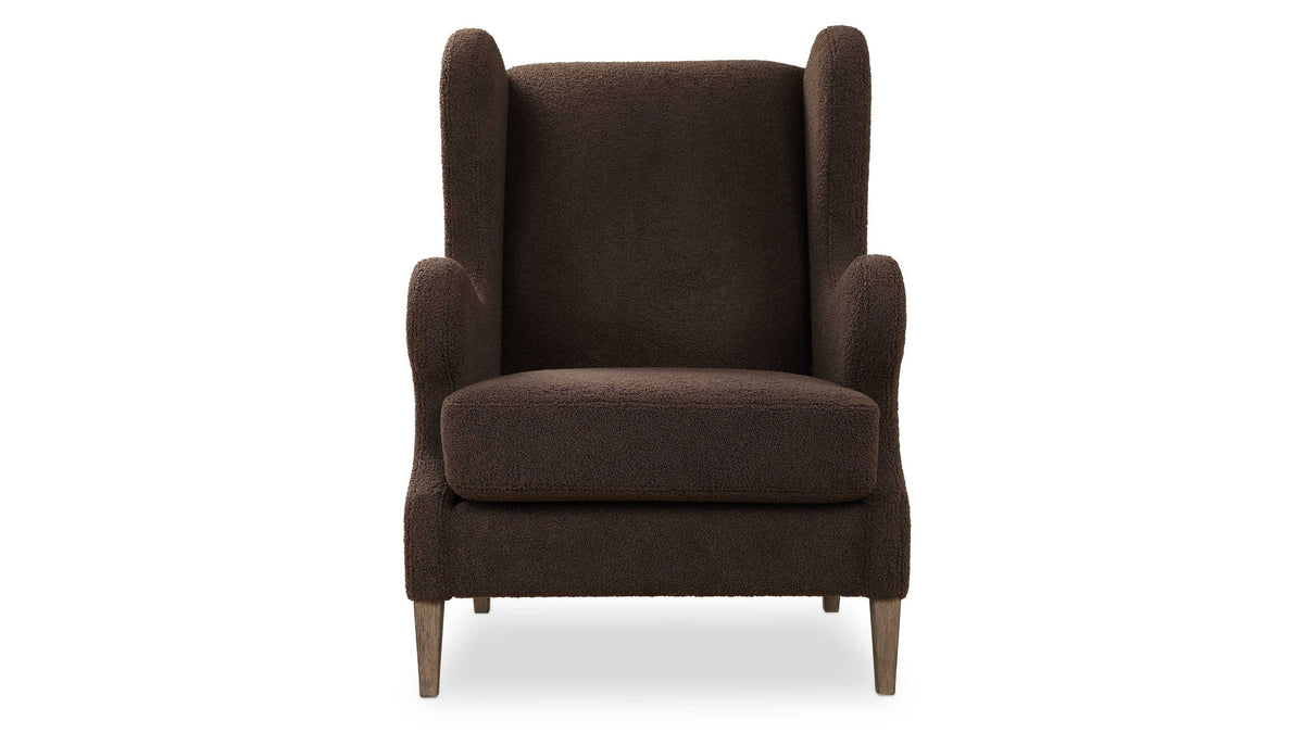Serpentine - Brown Fabric Accent Chair