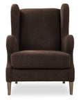 Serpentine - Brown Fabric Accent Chair
