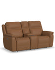 Sawyer - Power Reclining Loveseat With Console, Power Headrests, Lumbar