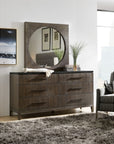 Miramar Aventura - Raphael 6-Drawer Dresser - Dark Gray