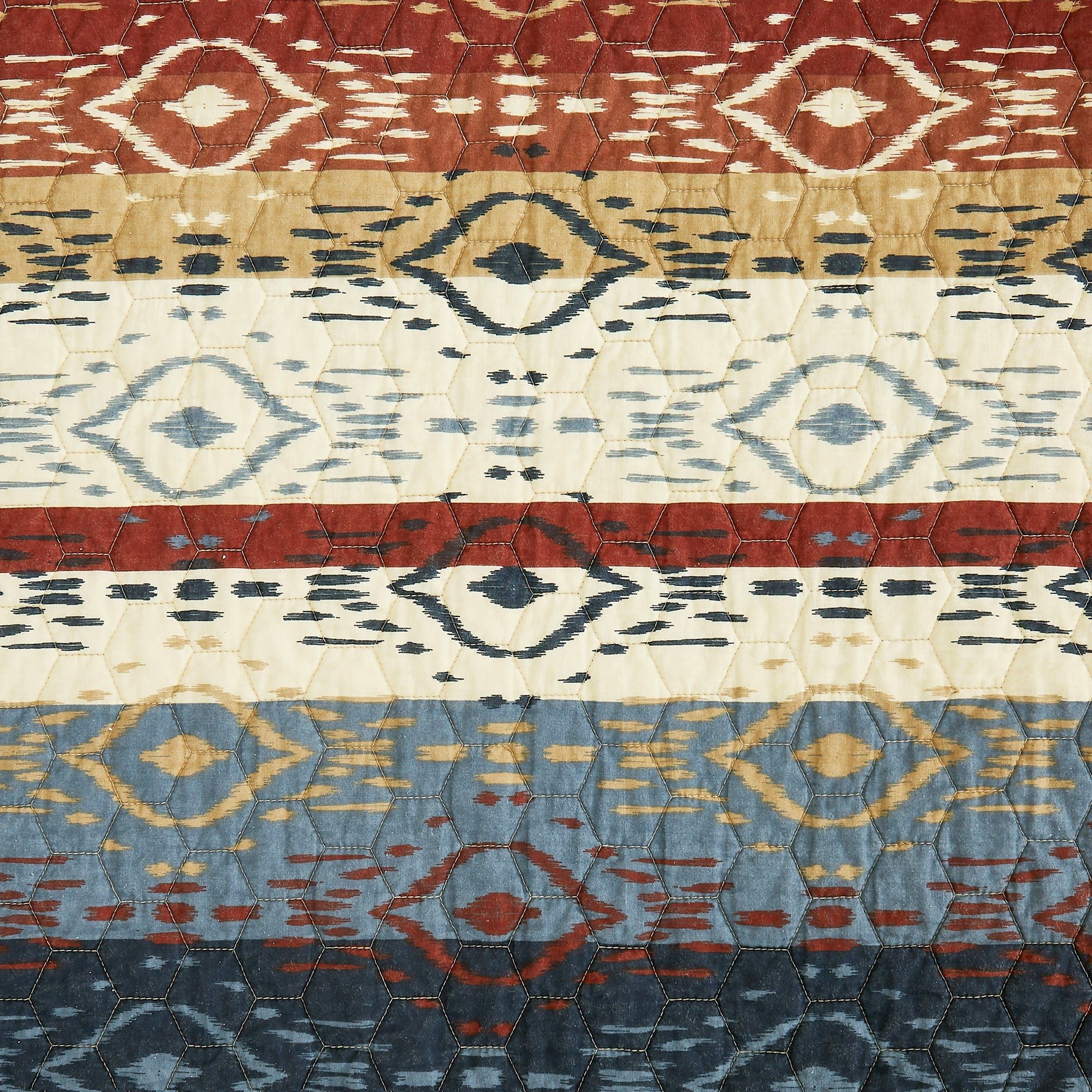 Home On The Range - Twin Reversible Quilt Set (Set of 2) - Tan