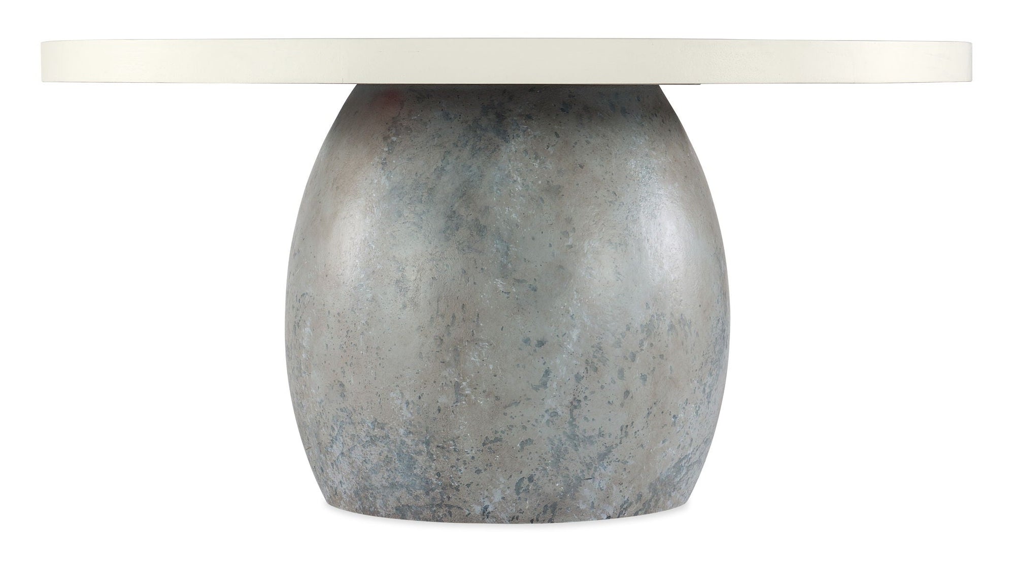 Serenity - Laguna Round Dining Table - Dark Gray / White