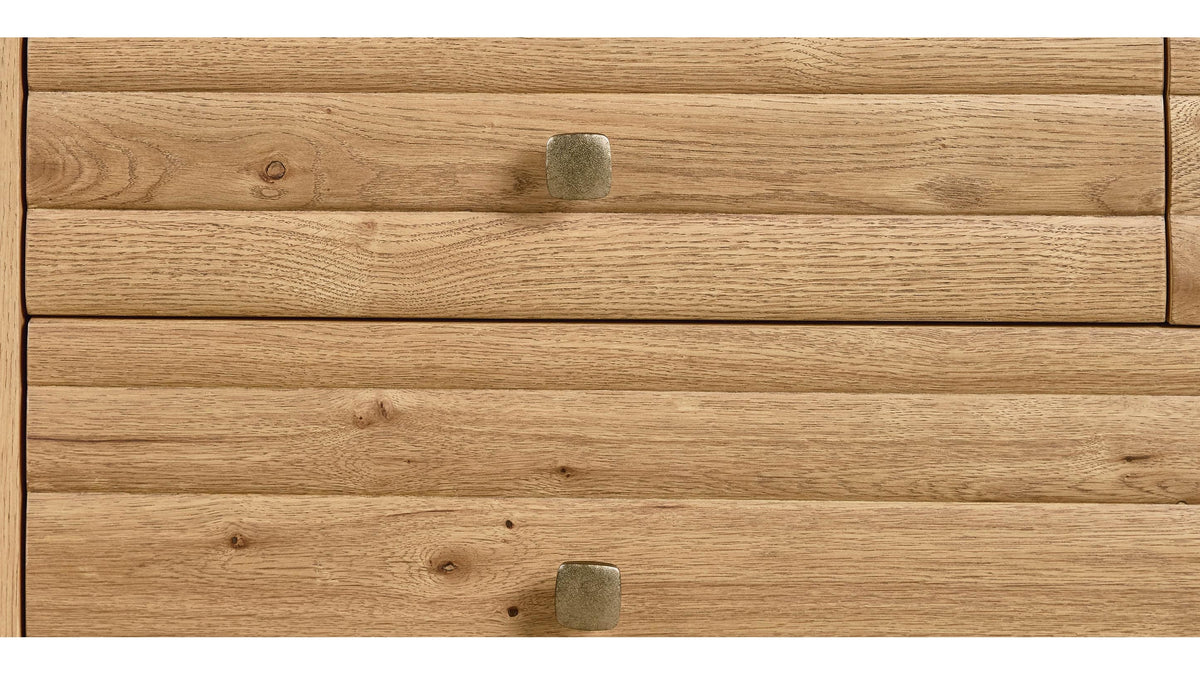 Andora Weathered Natural 5 Drawer Chest