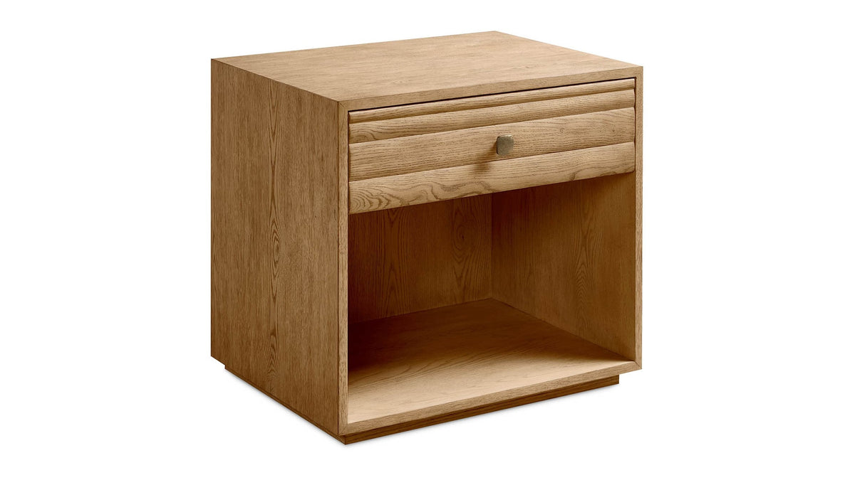 Andora Weathered Natural Open Nightstand