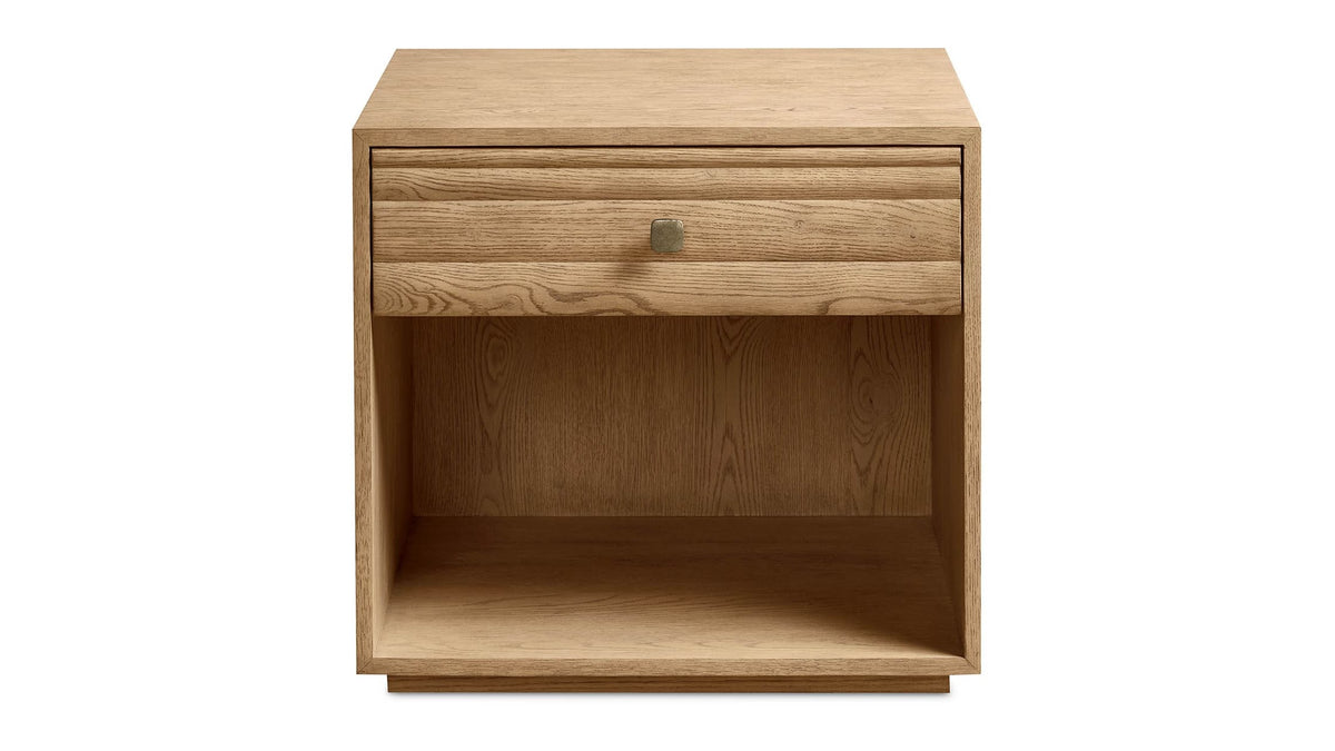 Andora Weathered Natural Open Nightstand