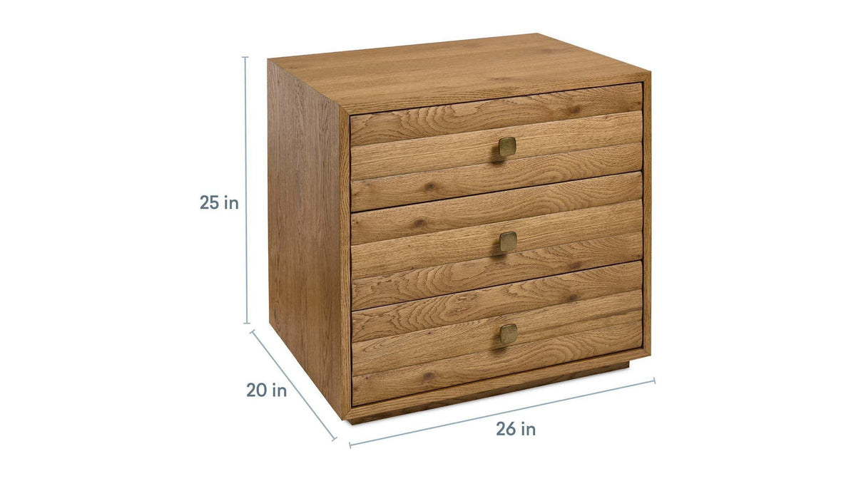 Andora Weathered Natural Nightstand