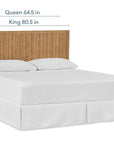 Andora Weathered Natural Panel Headboard