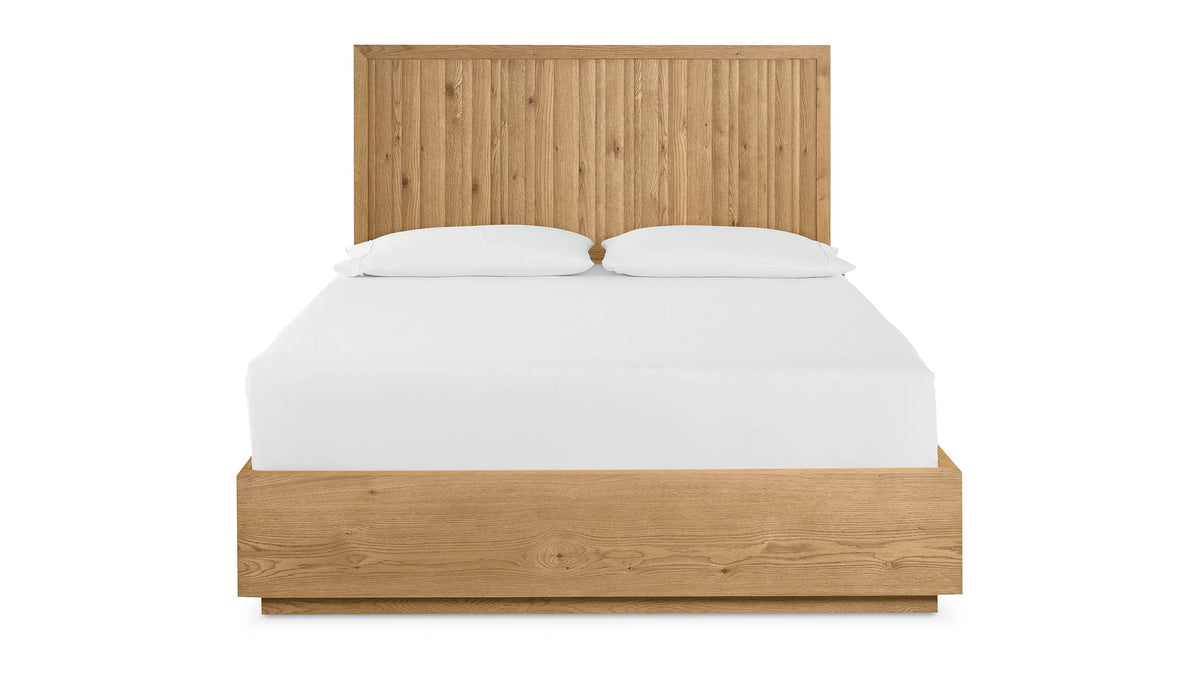 Andora Weathered Natural Panel Bed