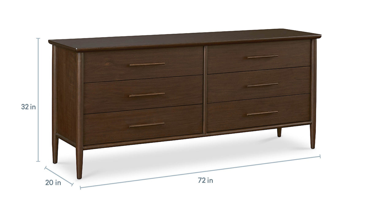 Copenhagen 6 Drawer Dresser