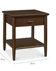 Copenhagen Bedside Table