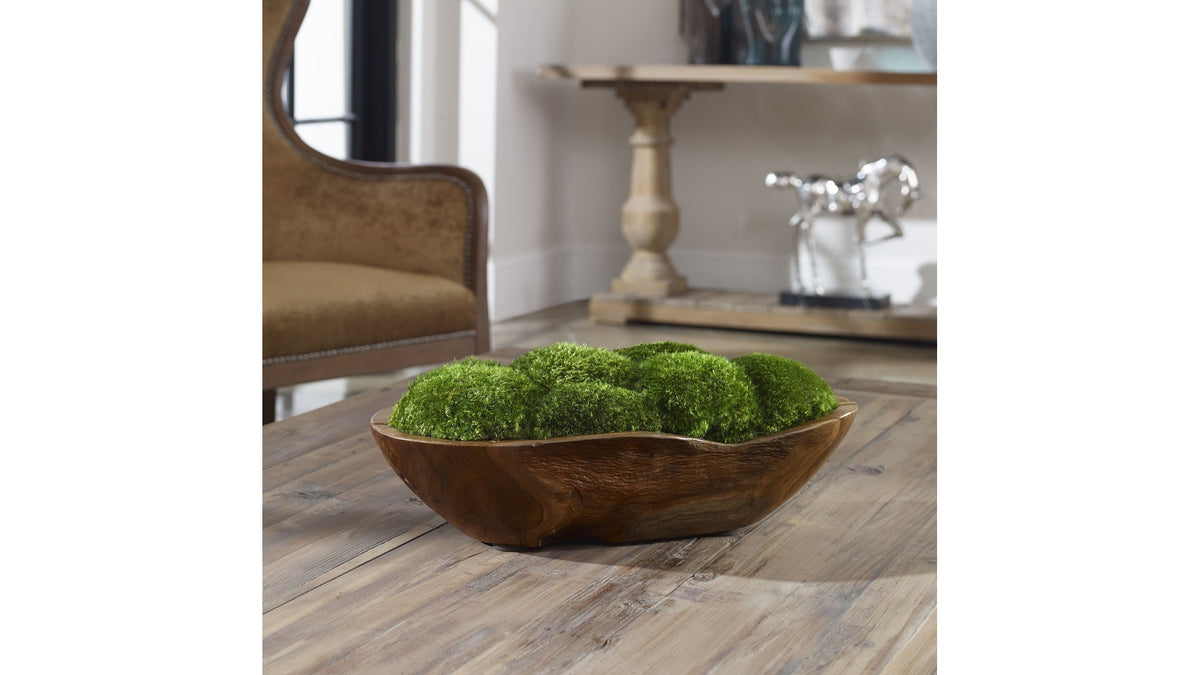 Kinsale - Moss Centerpiece - Light Brown