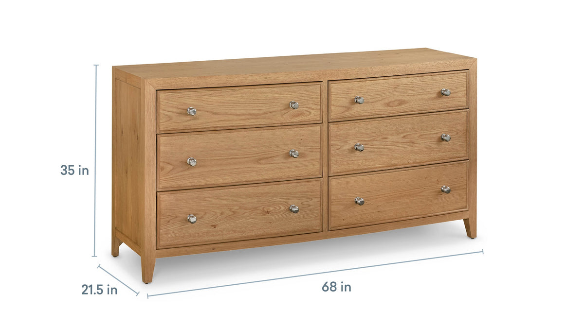 Newbury 6 Drawer Dresser