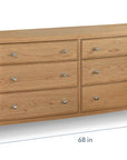 Newbury 6 Drawer Dresser