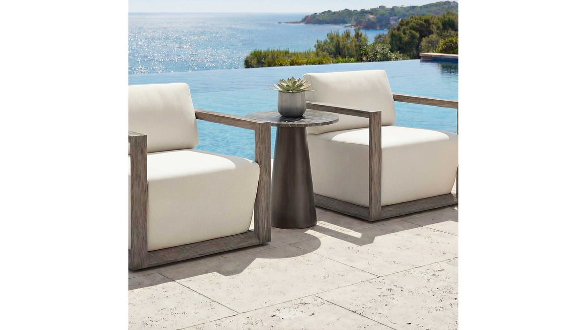 Midsummer - Indoor-Outdoor Accent Table - Bronze