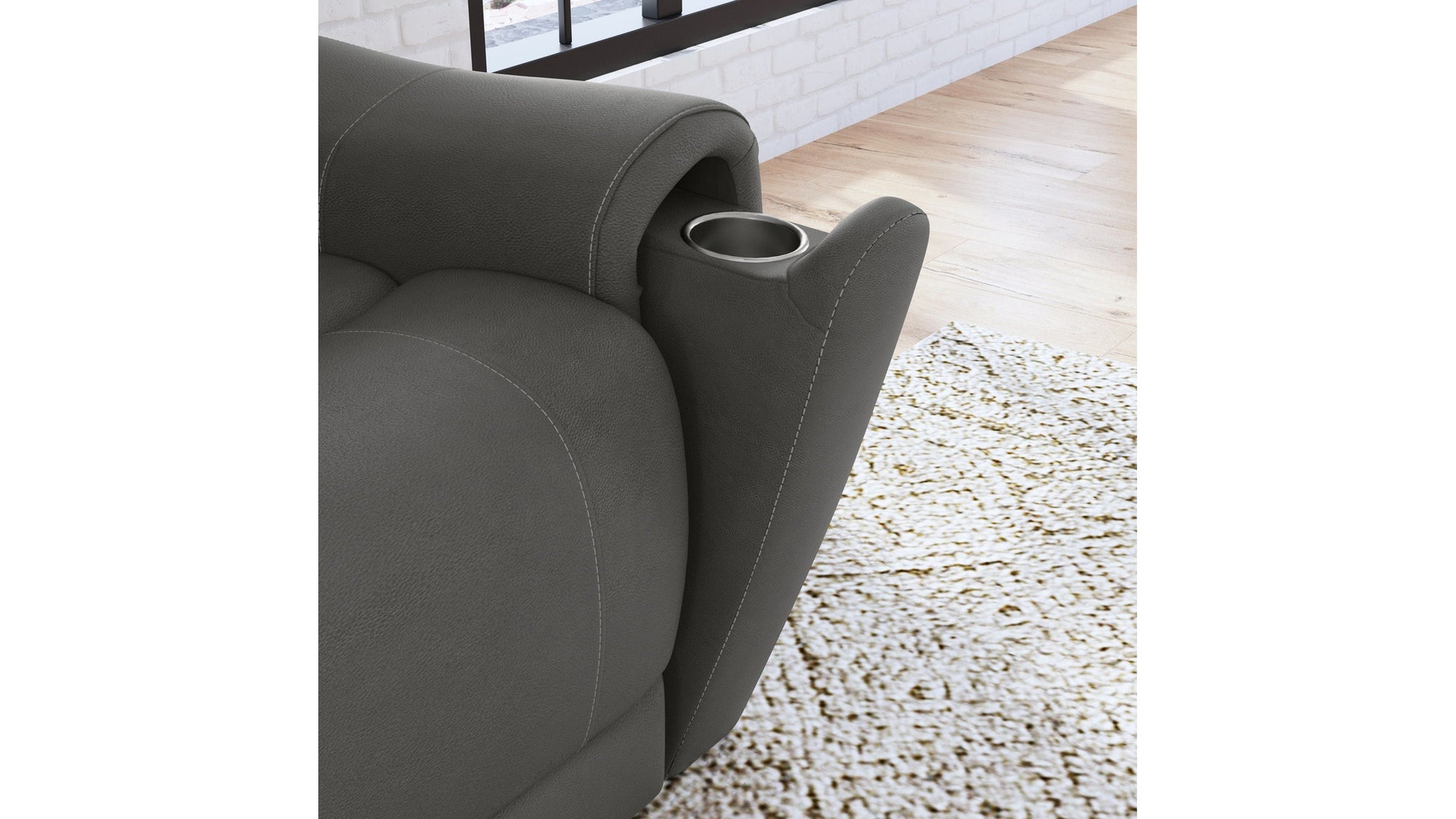 Carter - Power Reclining Sofa With Console & Power Headrests & Lumbar