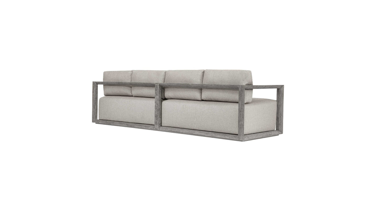 Remsen - Outdoor Large Sofa - Weathered Gray / Dove