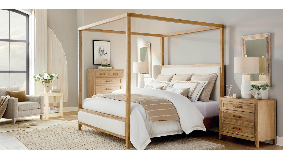 Courtland Upholstered Bed with Canopy