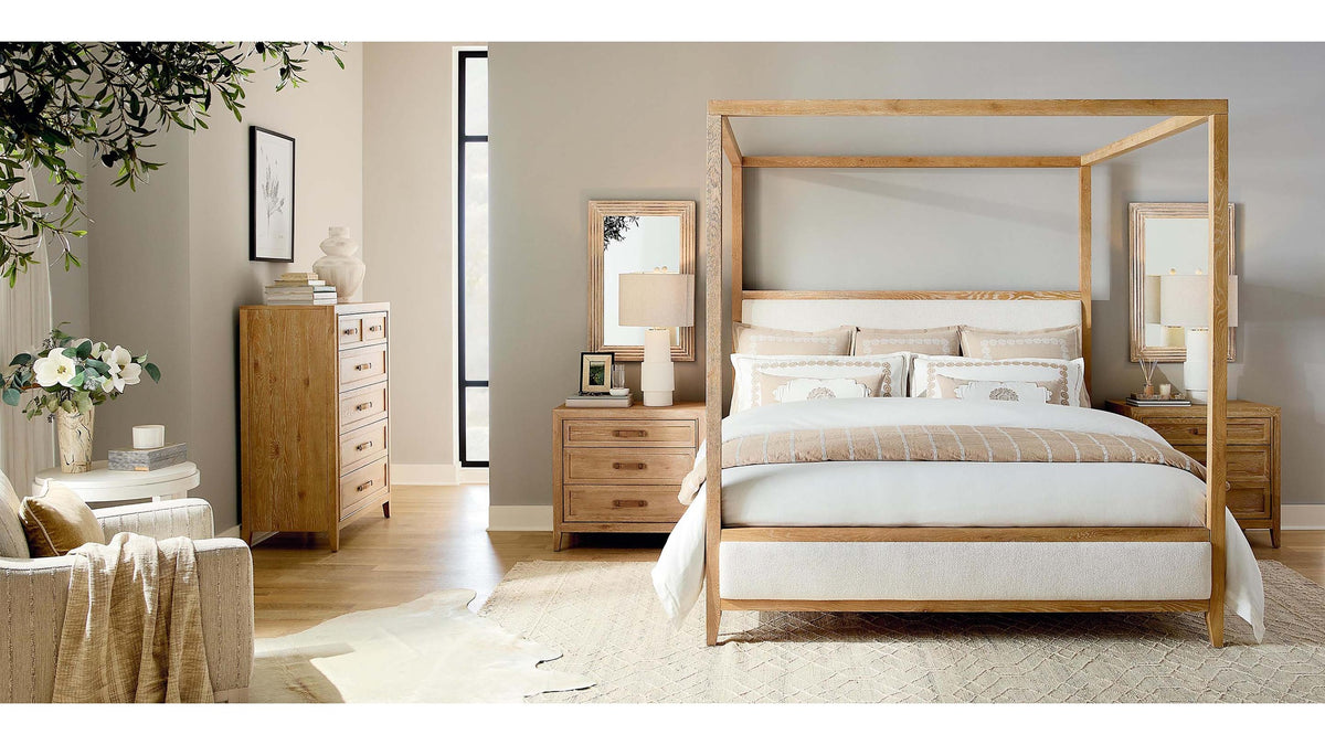 Courtland Upholstered Bed with Canopy