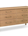 European Farmhouse 6 Drawer Dresser