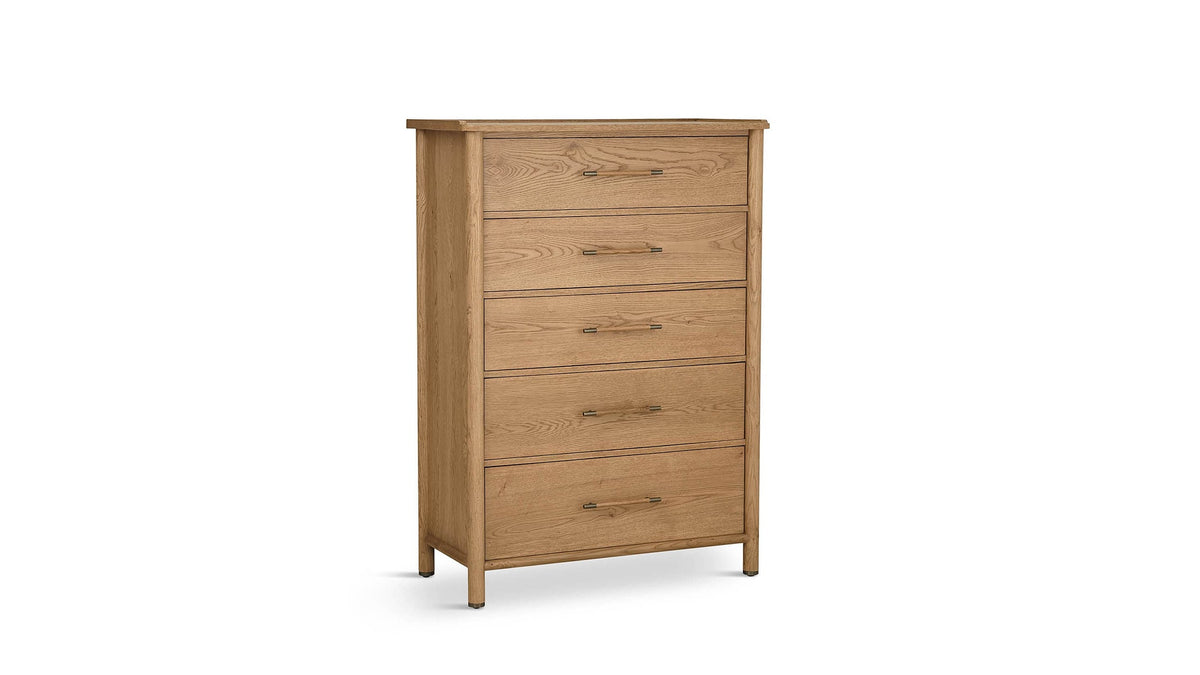 European Farmhouse 5 Drawer Chest