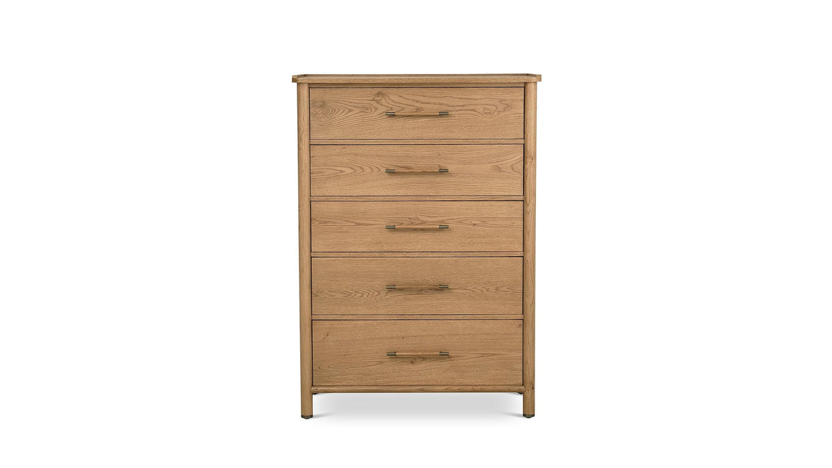 European Farmhouse 5 Drawer Chest