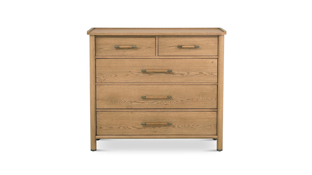 European Farmhouse Small 5 Drawer Chest
