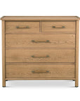 European Farmhouse Small 5 Drawer Chest