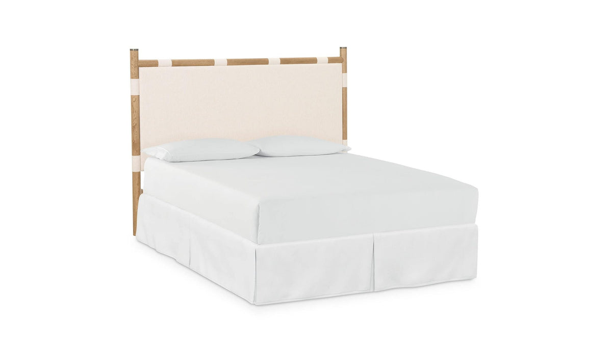 European Farmhouse Upholstered Headboard