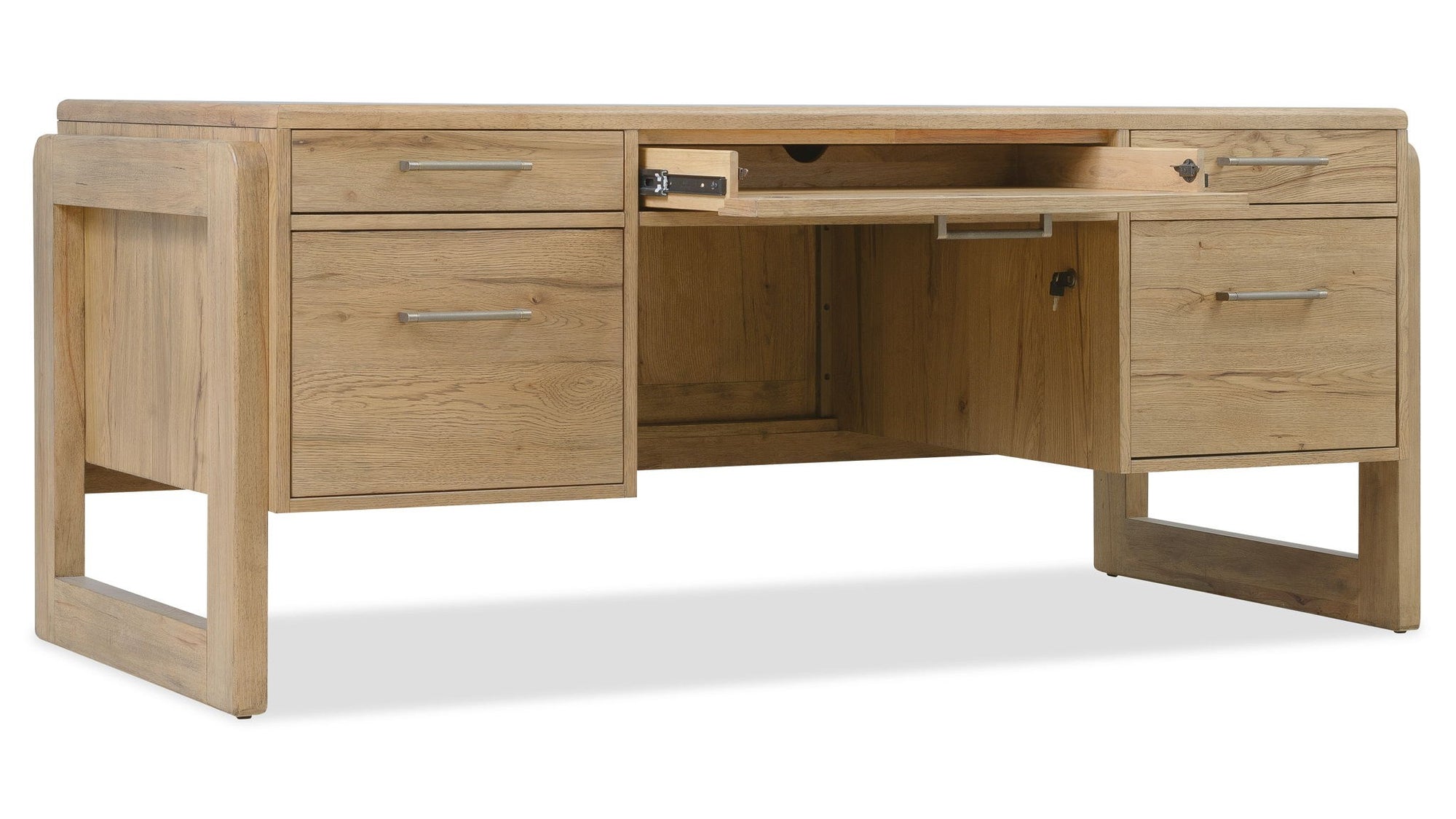 Kalamazoo - Executive Desk - Light Brown