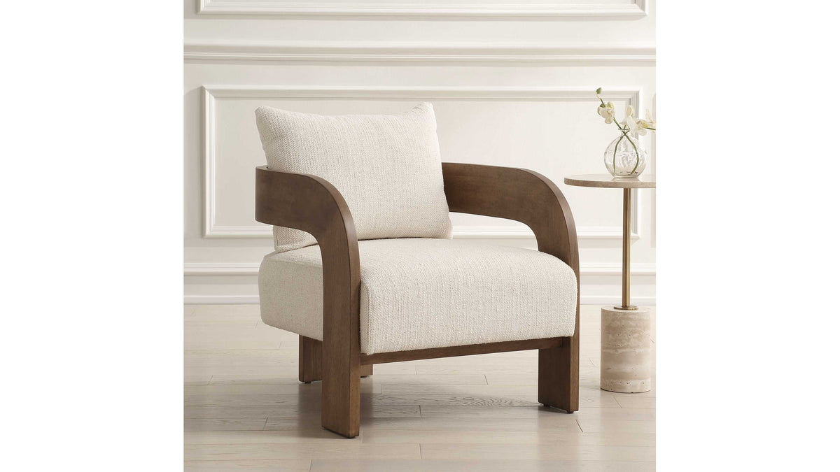 Rowan - Accent Chair - Ivory