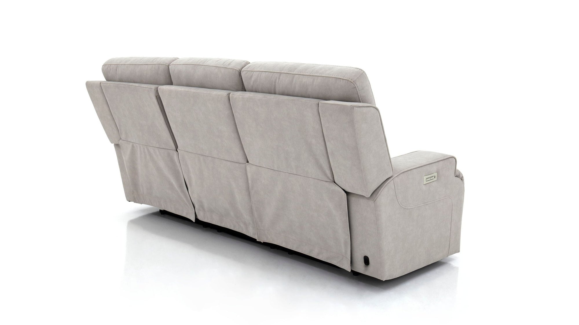 Ashbee - Power Sofa With Power Recline, Power Headrest, Zero Gravity And 3" Footrest Extension