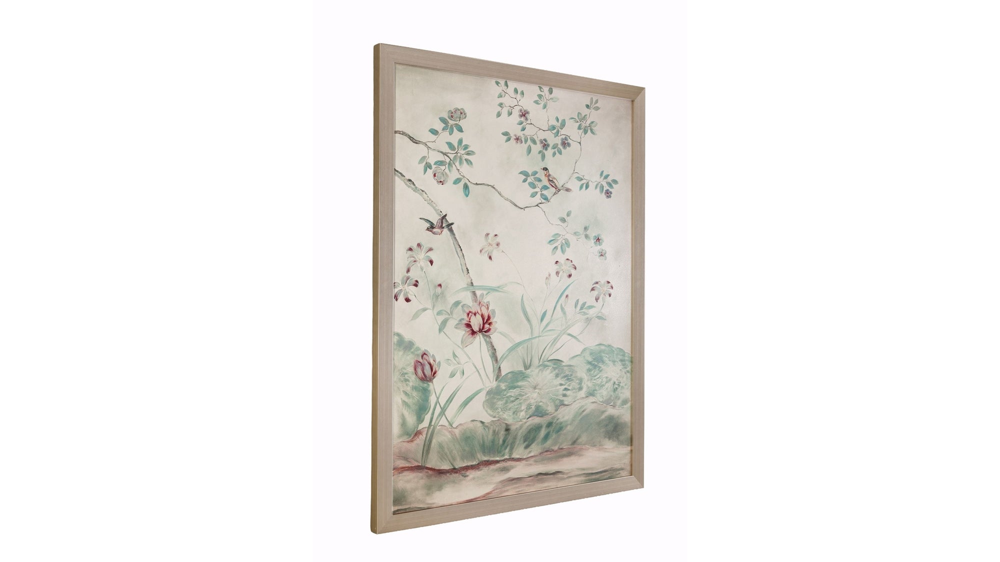 Sylvan Study Framed Print - Cream