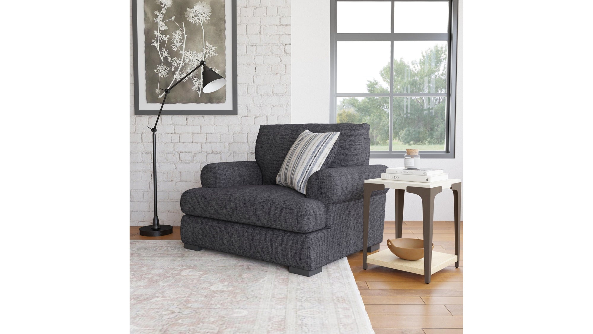 Florence - Fabric Stationary Extra Large Chair