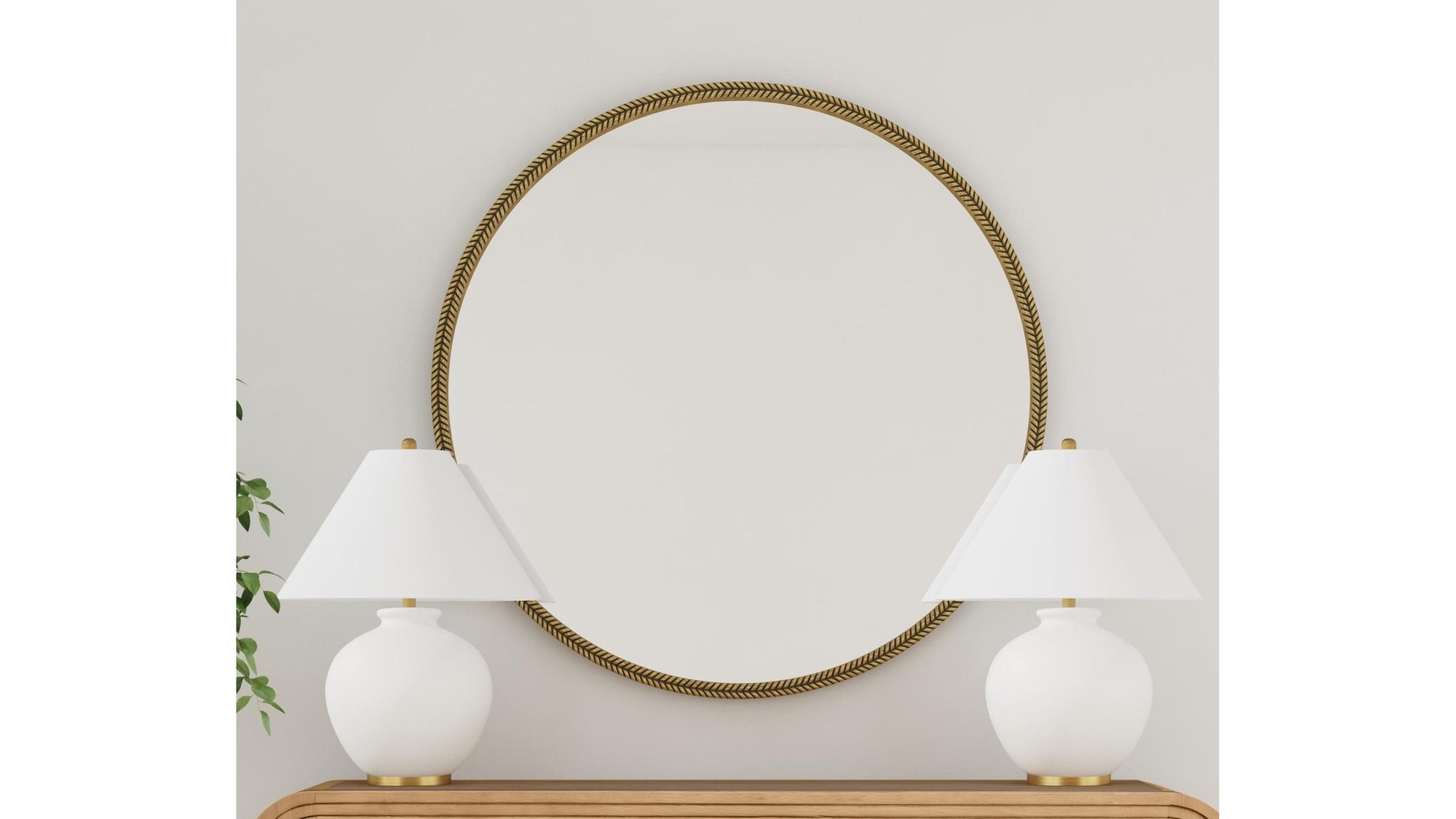 Hawthorne - Wall Mirror - Brown