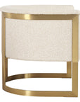 Bellina - Plush Barrel Chair - Gold