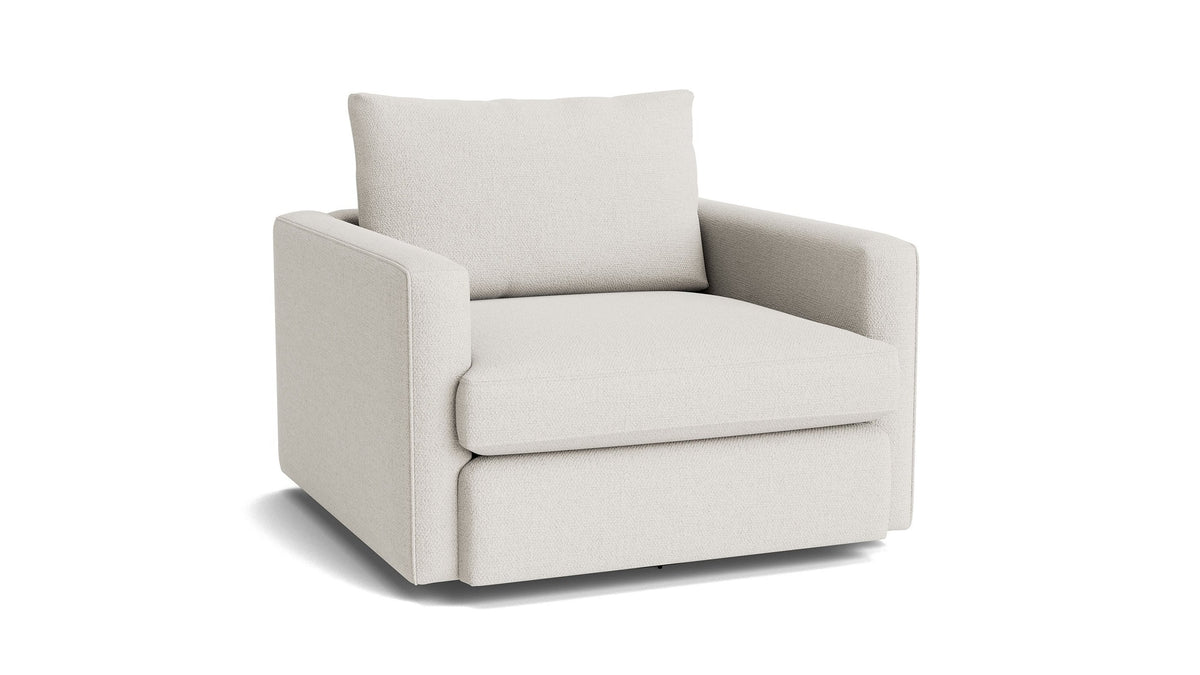 Allure Track Arm Oversized Swivel Chair
