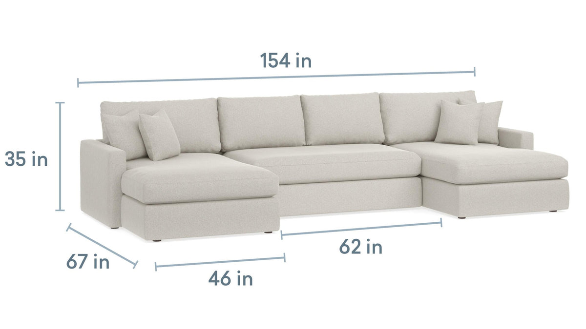Allure Track Arm Sectional