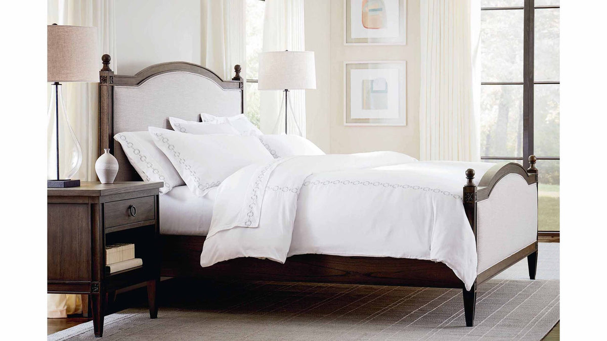 Charlotte Upholstered Bed with Footboard