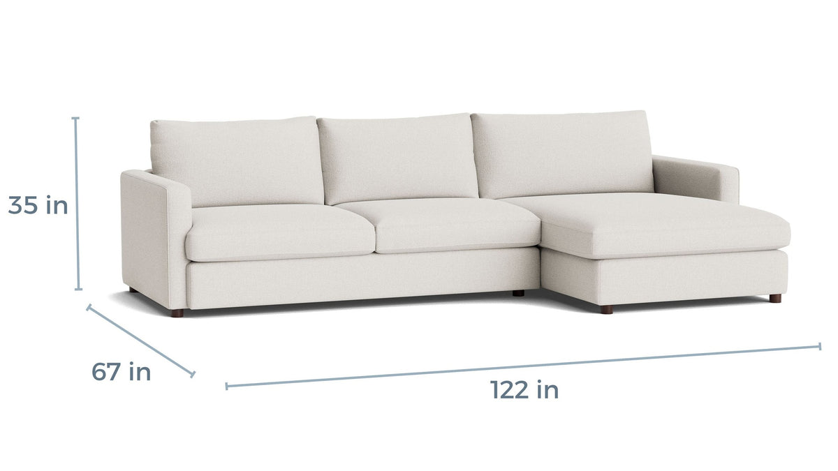 Allure Track Arm Sectional